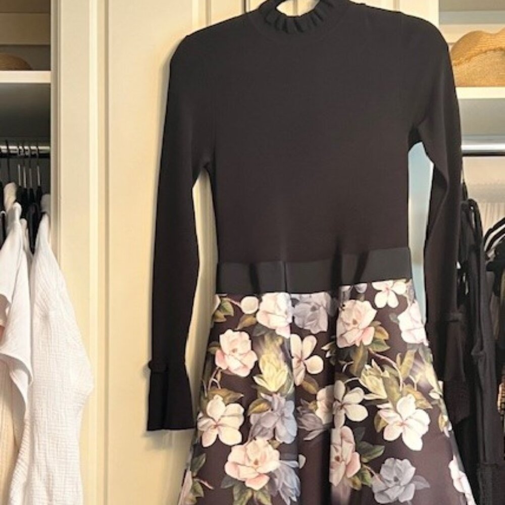 Ted Baker Nerida Opal Print Skirted Dress